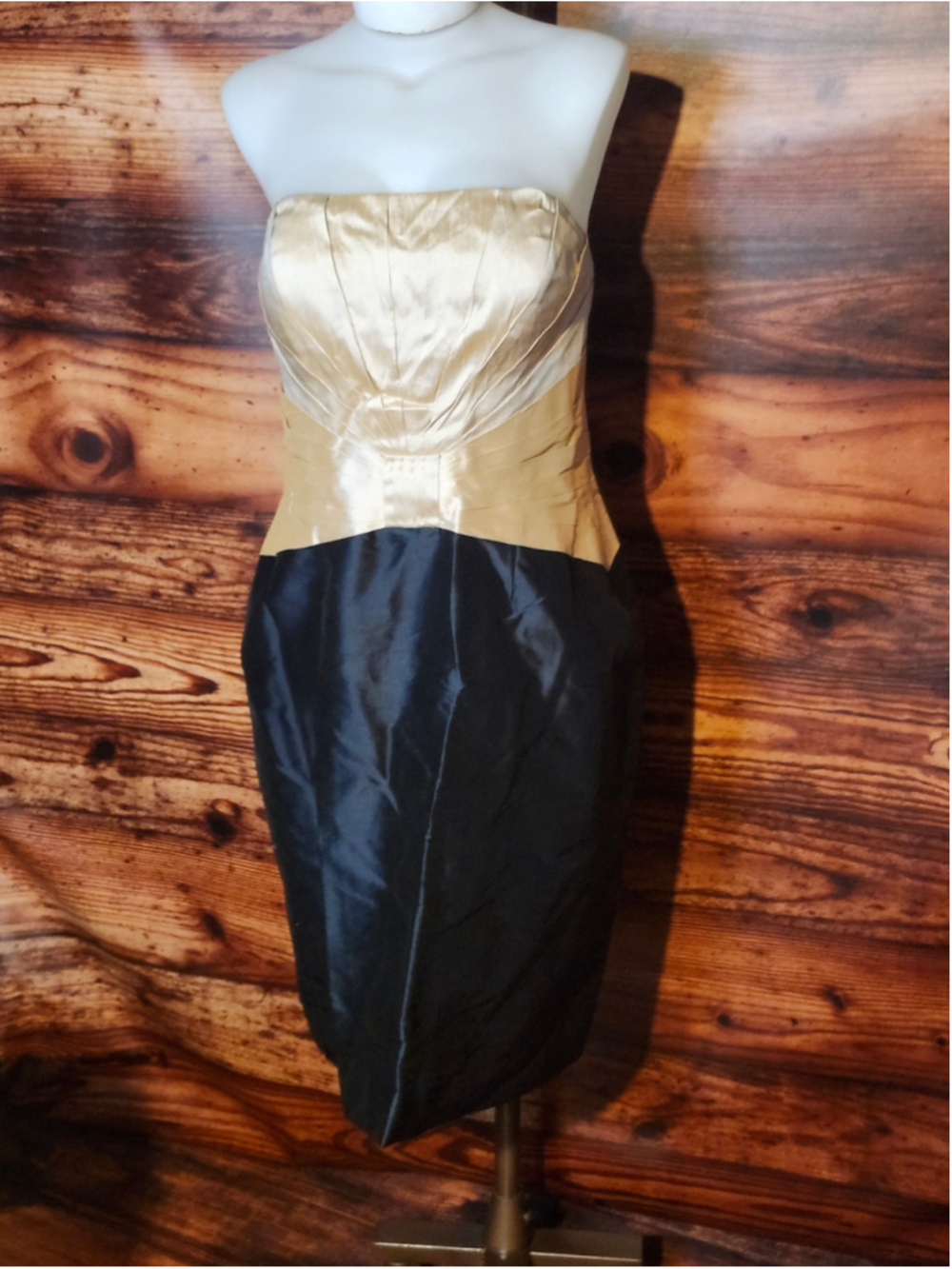 Social Occasions by Mon Cheri 2pc Strapless Dress & Jacket Size 12 - Picture 3 of 5